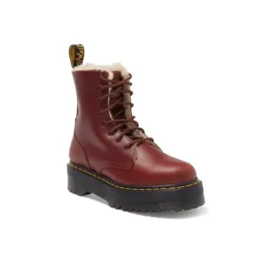 Dr Martens Jadon Abruzzo brown faux fur boots 6