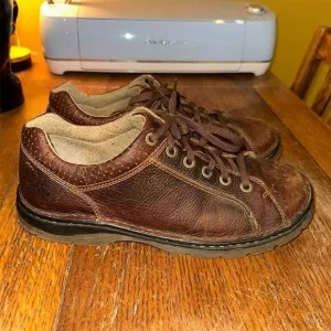 Dr. Martens Men's Brown Leather Oxford Loafers Size 12 Casual Shoes