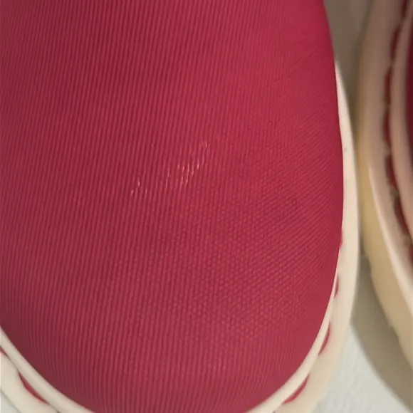 Dr. Marten’s Red Boots with Cream Laces