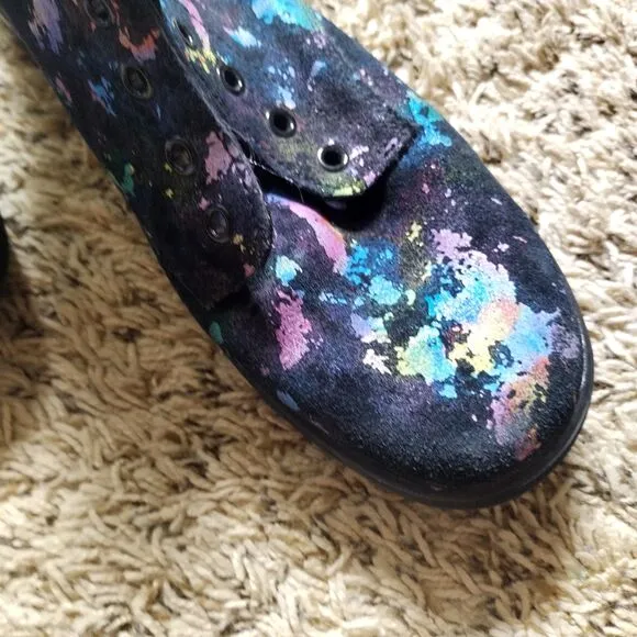 Dr. Martens Sheridan Women's Confetti Suede Casual Boots sz 8