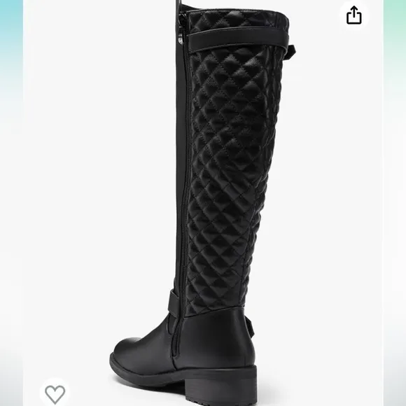 Dream Pairs knee-high zipper up boots