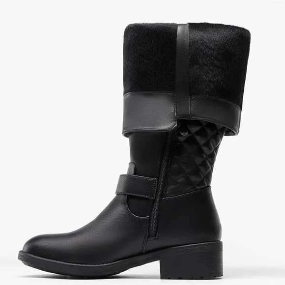 Dream Pairs knee-high zipper up boots