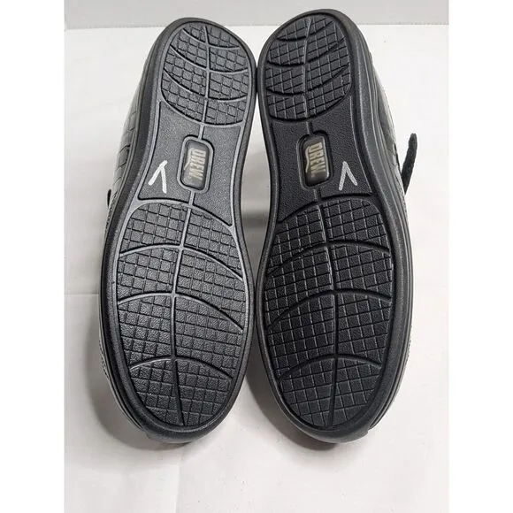 Drew Rose Black Croc Patent Leather Cushioned Diabetic Mary Jane Shoes, 10