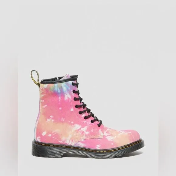 Dr. Martens' 1460 Rainbow Tie-Dye Boots Woman’s Size 6