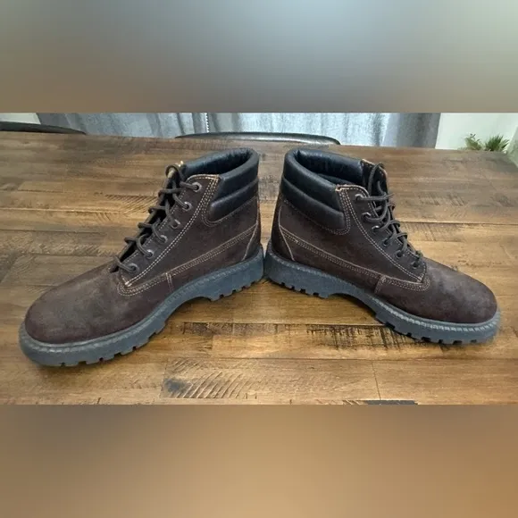 Eastland Men’s Workboots Casual Boots EUC Size 11.5 D Brown Suede