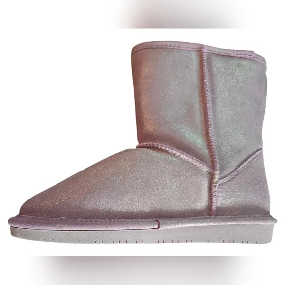 EC | NWOT | Bearpaw Emma | Youth Boot | Pink Glitter | Size: 5