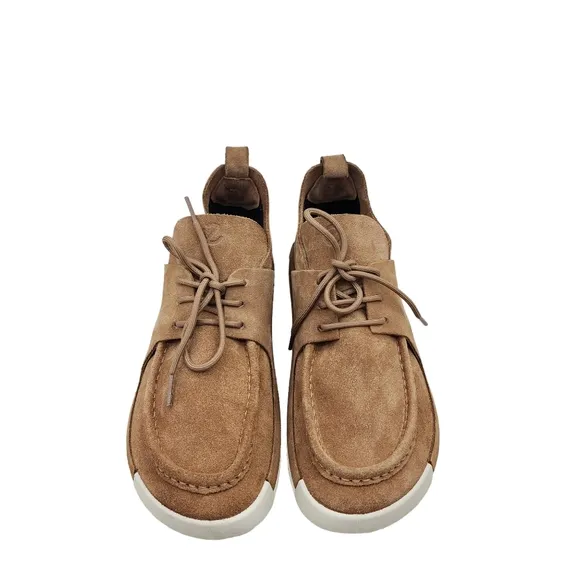 ECCO Men's Cozmo Nubuck Leather Lace Up Sneakers Shoes - 9-9.5