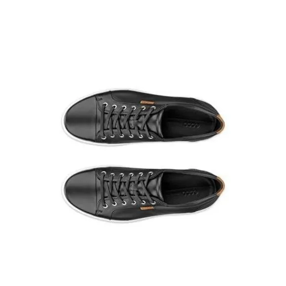 ECCO MEN'S SOFT 7 SNEAKER, BLACK, 12-12.5