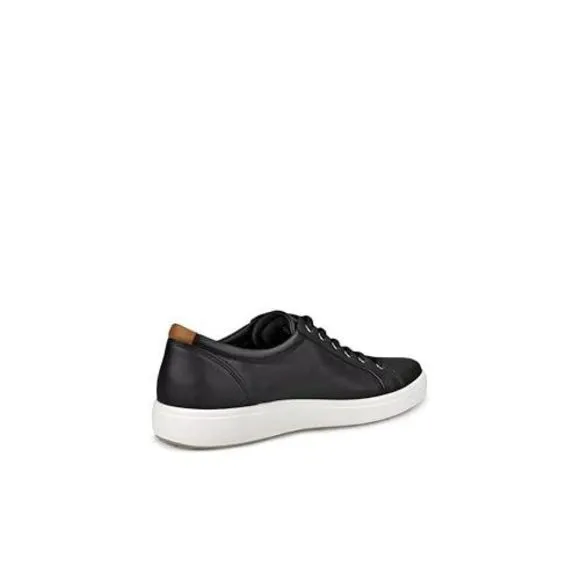 ECCO MEN'S SOFT 7 SNEAKER, BLACK, 12-12.5