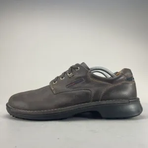 ECCO Seawalker Men's EU 43 US 9-9.5 Brown Leather Casual Walking Shoes Oxfords