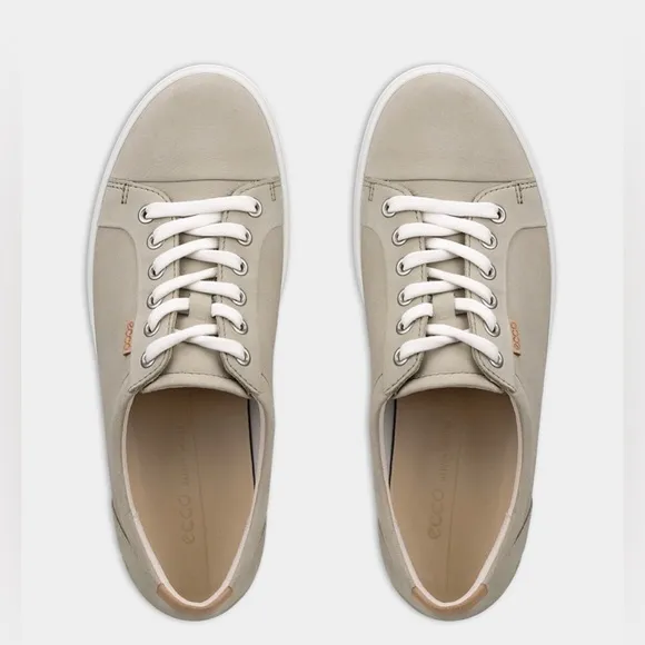 Ecco Women's Soft 7 Nubuck Tan Sneakers Size 7