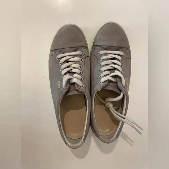 Ecco Women's Soft 7 Nubuck Tan Sneakers Size 7