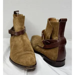 Eidos Napoli X Christian Kimber Brown Cigar Suede Chukka Boots Spain UK 9 US 10