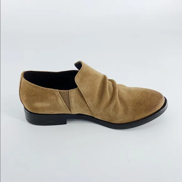 EILEEN FISHER ALE SS CHESTNUT SUEDE ANKLE BOOTS 9.5