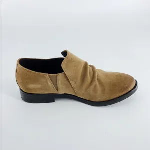 EILEEN FISHER ALE SS CHESTNUT SUEDE ANKLE BOOTS 9.5