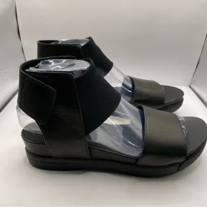Eileen Fisher spree sport ankle strap sandals women’s size 7.5 black F8