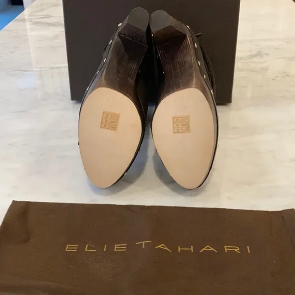 Ellie Tahari Shelly Clog Boots