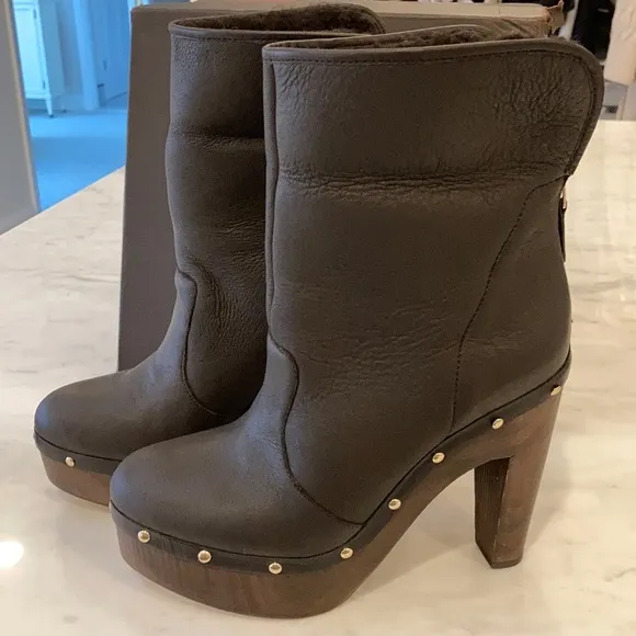 Ellie Tahari Shelly Clog Boots