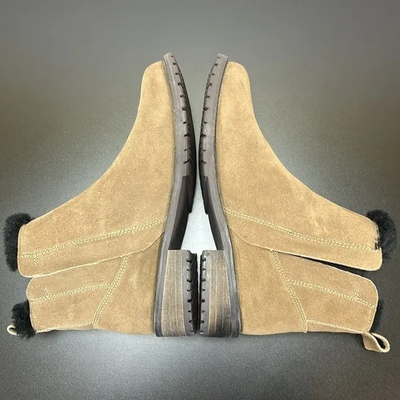 EMU Australia Suede Pioneer Chelsea Ankle Boots Size 8 Waterproof Merino Wool