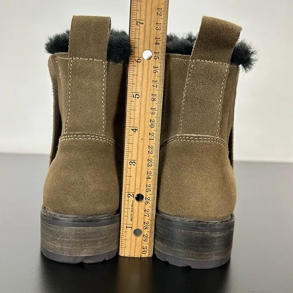 EMU Australia Suede Pioneer Chelsea Ankle Boots Size 8 Waterproof Merino Wool