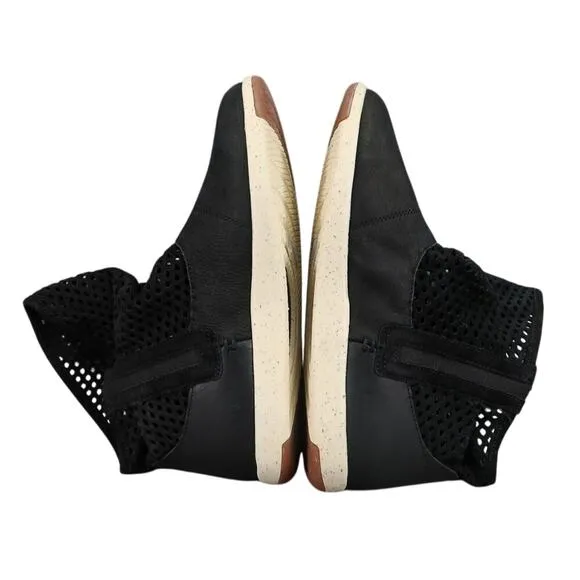 EMU Shoes Womens 8.5 Bootie Sneaker Leather Slouch Pull On Comfort Casual Black