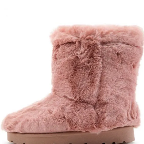 ESKIMO FROZEN FUR BOOTS Women –  Blush Fur  ( BRAND NEW !!!! )