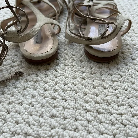 EUC Duccio Venturi suede gladiator sandals size 8/38 with dust bag!
