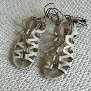 EUC Duccio Venturi suede gladiator sandals size 8/38 with dust bag!