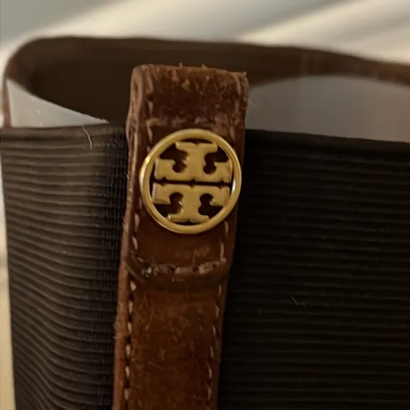 EUC Tory Burch brown suede leather boots conceria