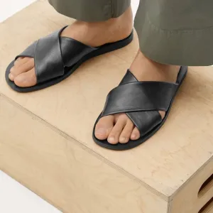 Everlane The Day Crossover Sandal in Black size 8.5