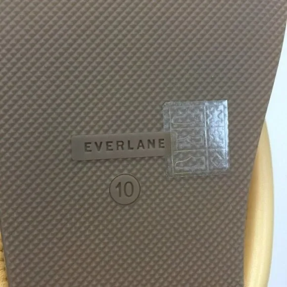 Everlane The Form Thong Sandals Leather Size 10