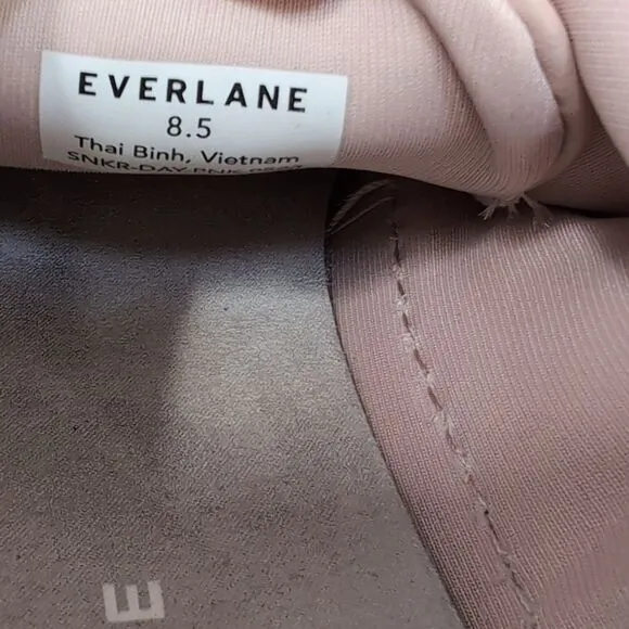 Everlane The Day Sneaker Pink Leather Sneakers Sz 8.5
