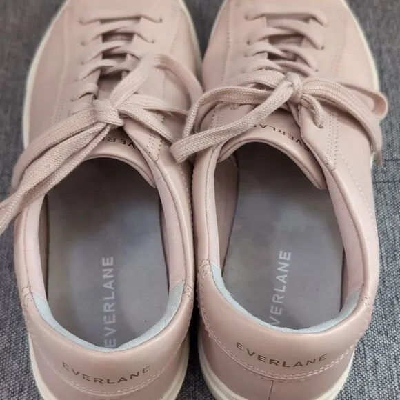 Everlane The Day Sneaker Pink Leather Sneakers Sz 8.5