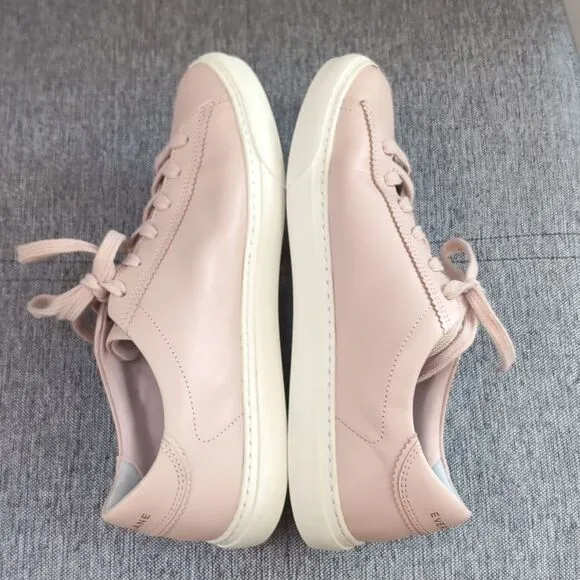 Everlane The Day Sneaker Pink Leather Sneakers Sz 8.5