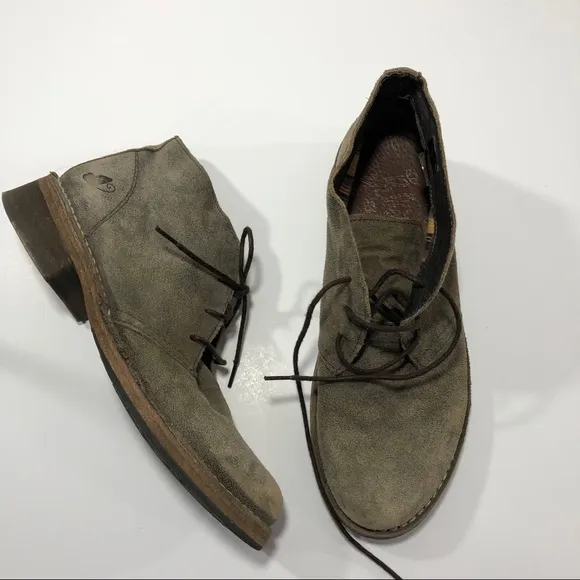 Felmini Suede Tie Ankle Boots Size 39