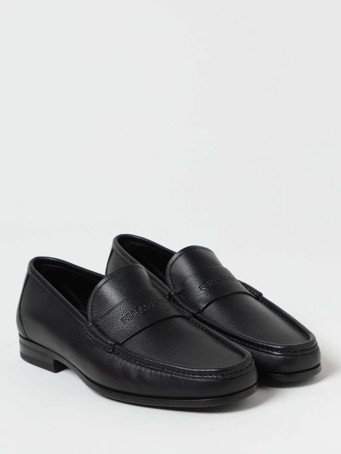 Ferragamo Loafers Men Black