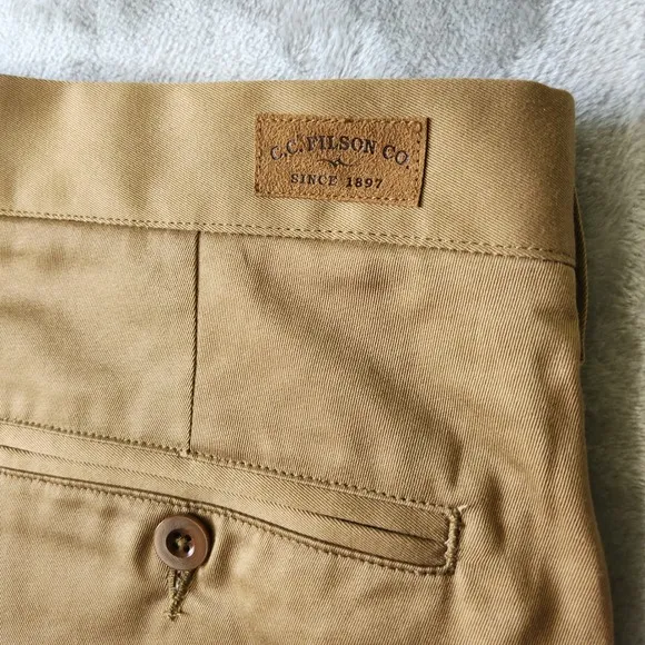 Filson Garment Pants Men 30 Casual Chinos Trousers Career Retro Workwear Preppy