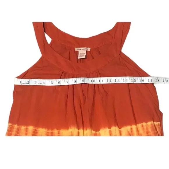 FIRE LOS ANGELES Tie Dye Fall Colored DRESS Size LARGE