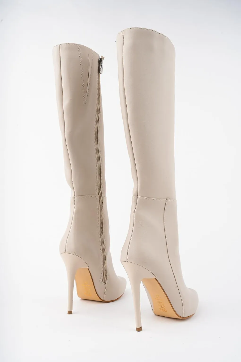 Florence Women's Thin Heeled Pointed Toe Side Zipper Boots