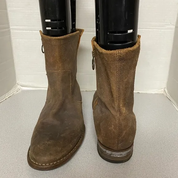 Florentini And Baker Brown Suede Mens Boots Sz 9