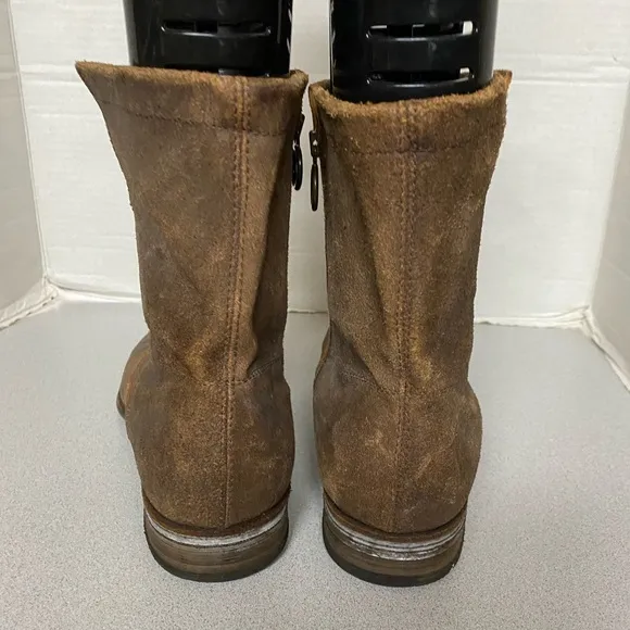 Florentini And Baker Brown Suede Mens Boots Sz 9