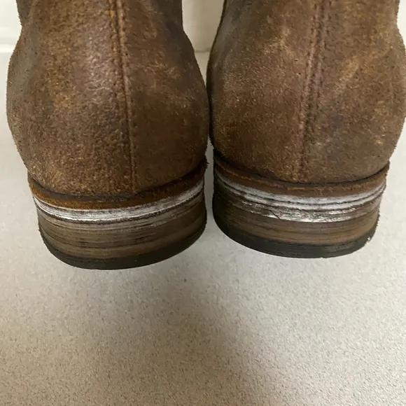Florentini And Baker Brown Suede Mens Boots Sz 9