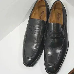 Florsheim Men's Black Leather Penny Loafer Size 13M shoes office dress