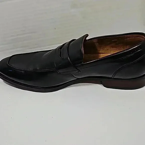Florsheim Men's Black Leather Penny Loafer Size 13M shoes office dress