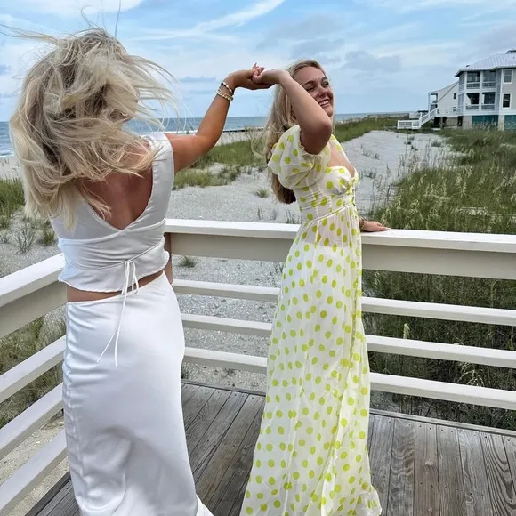 For Love And Lemons Megan Maxi Dress size XXS NWT