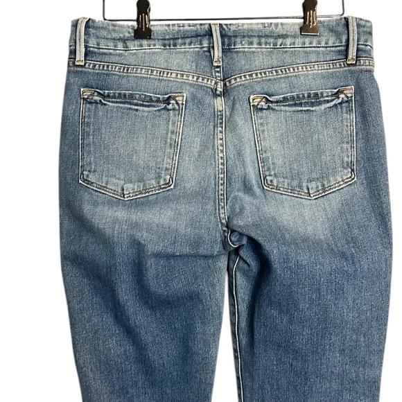FRAME Le Crop Mini Boot Jeans Raw in Oppen Size 29