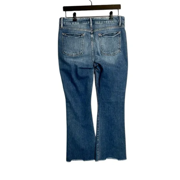 FRAME Le Crop Mini Boot Jeans Raw in Oppen Size 29