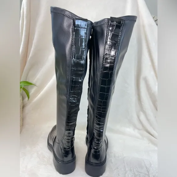 FRANCO SARTO Keaton‎ High Shaft Boots chunky Lug Sole, 6M ( C 335)