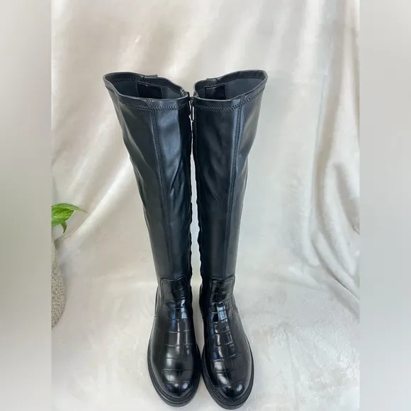 FRANCO SARTO Keaton‎ High Shaft Boots chunky Lug Sole, 6M ( C 335)