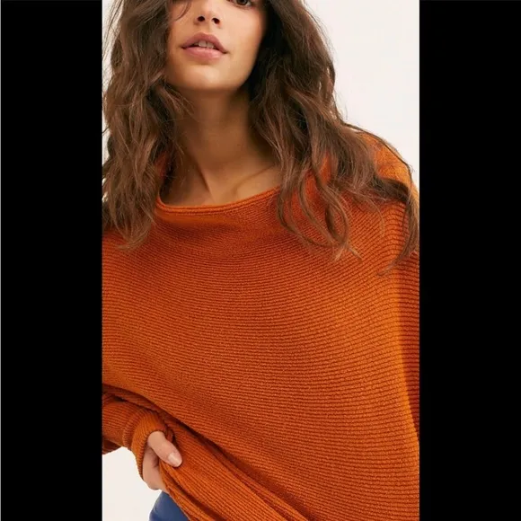 Free Free Ottoman Slouchy Tunic NWT Color: Autumn Size: XS